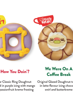 Krispy Kreme Has Launched 4 New Doughnuts – FRIENDS Themed